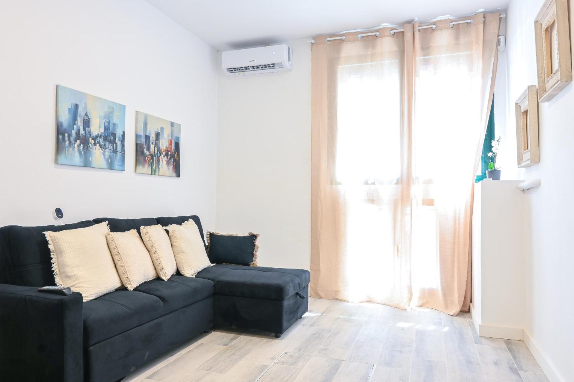 Appartement For Agradable Temporal De Un En Carabanchel Pol49